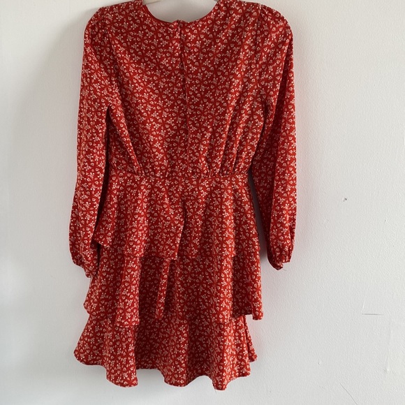 Pink Lily Red Floral Dress Size Small - Picture 2 of 3